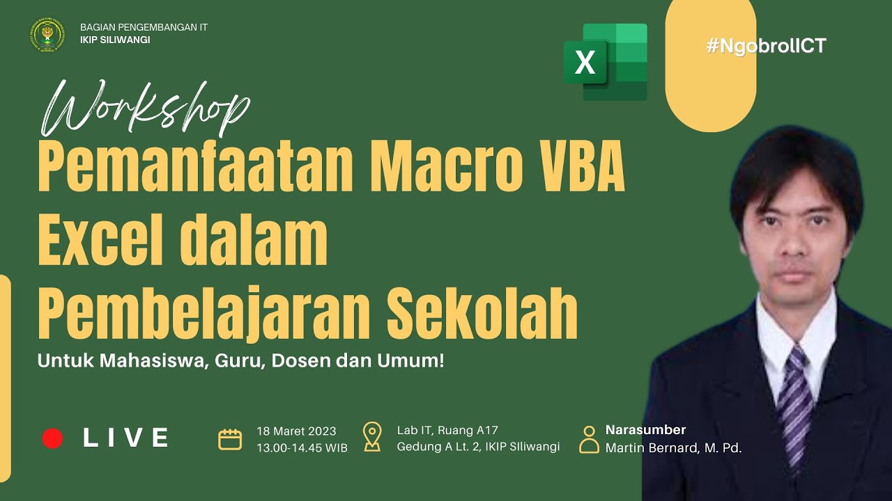 Pemanfaatan Macro VBA Excel untuk Ciptakan Media Pembelajaran Interaktif di Sekolah